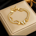Pulsera mariposa nacar