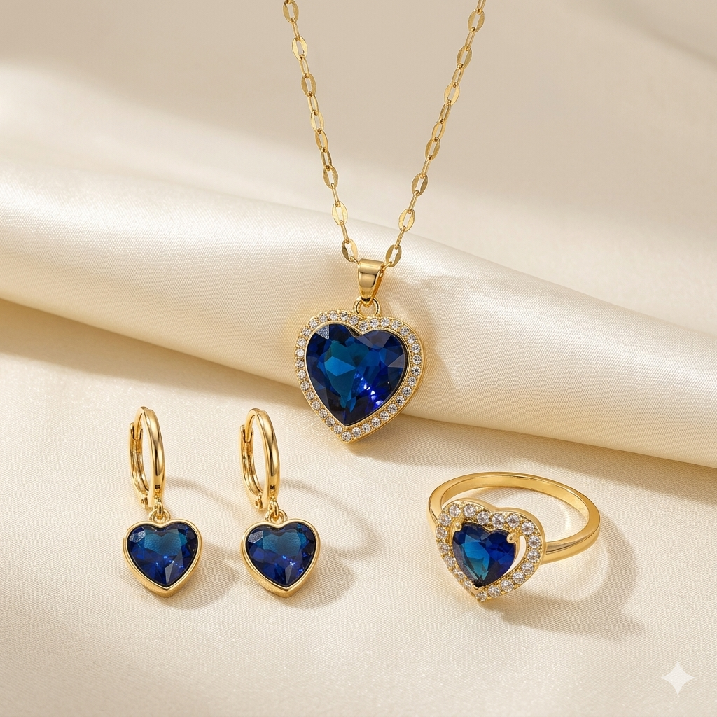 Set Corazón de mar