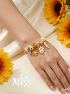 Pulsera Flores amarillas
