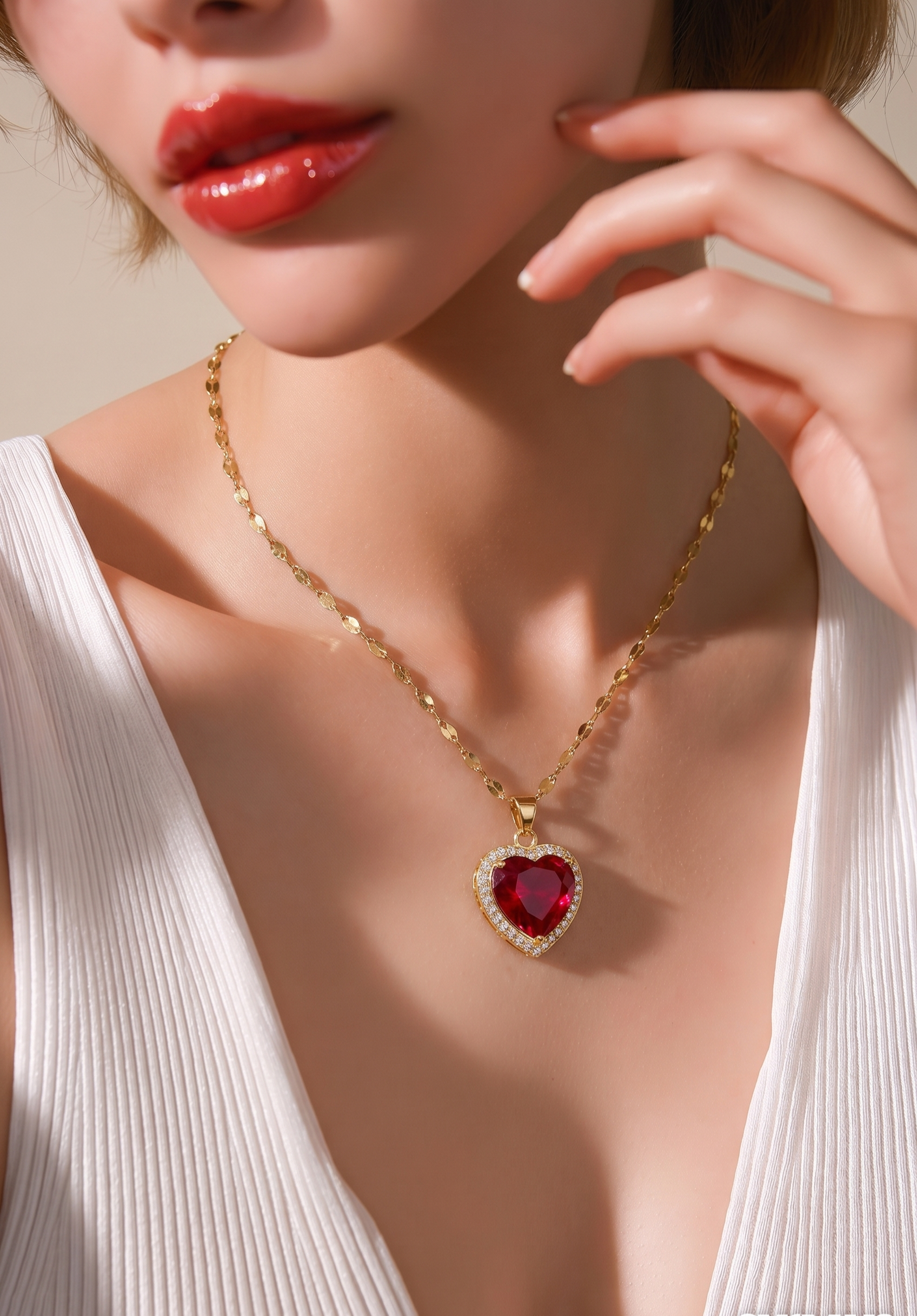 Corazón de mar Rojo